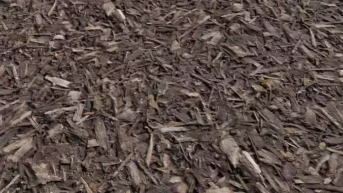 Wood Chips Ground seamless PBR texture Texture