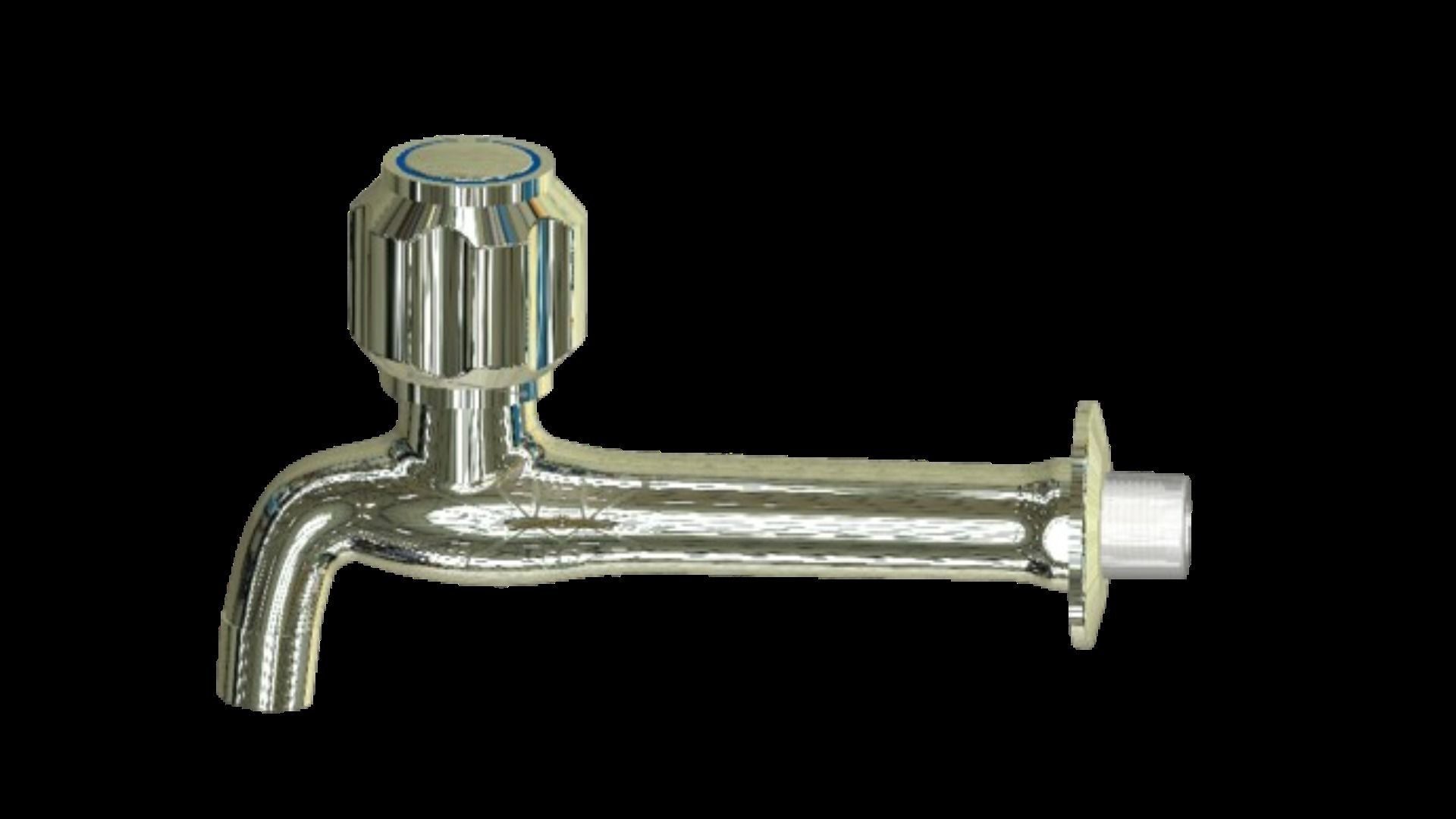 Water Tap Sink bib cock 3D model_5