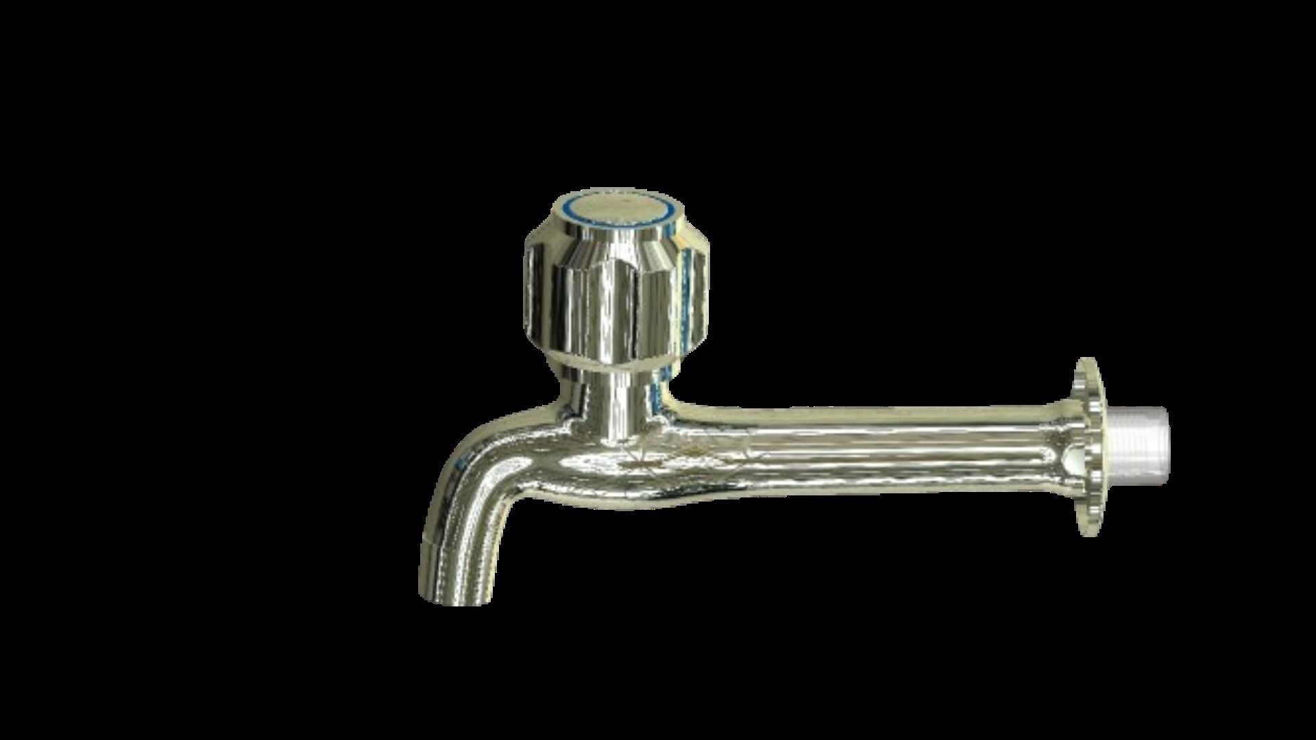 Water Tap Sink bib cock 3D model_1