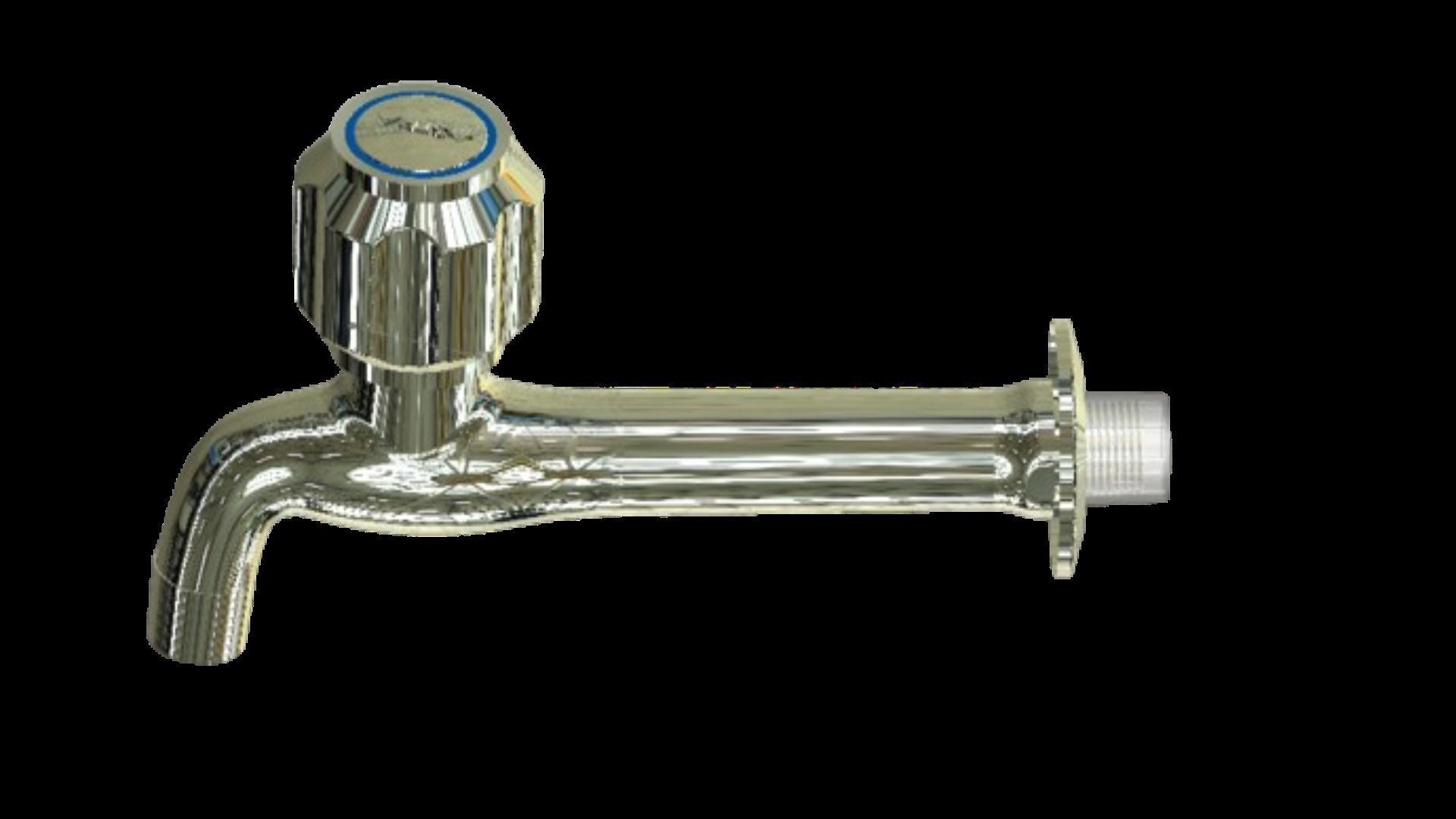 Water Tap Sink bib cock 3D model_2