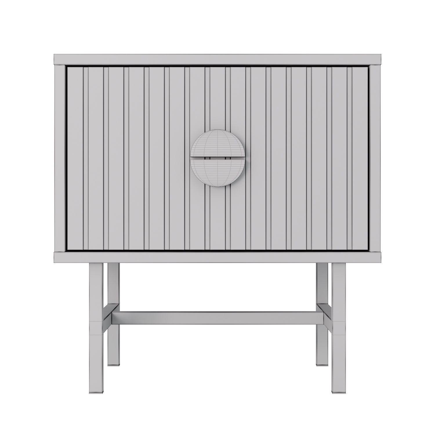 Bazalt bedside table by Sweeek 3D model_3