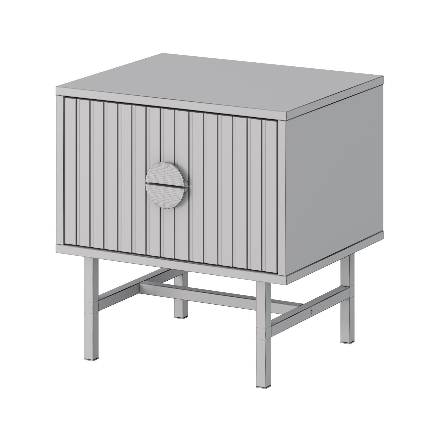 Bazalt bedside table by Sweeek 3D model_2