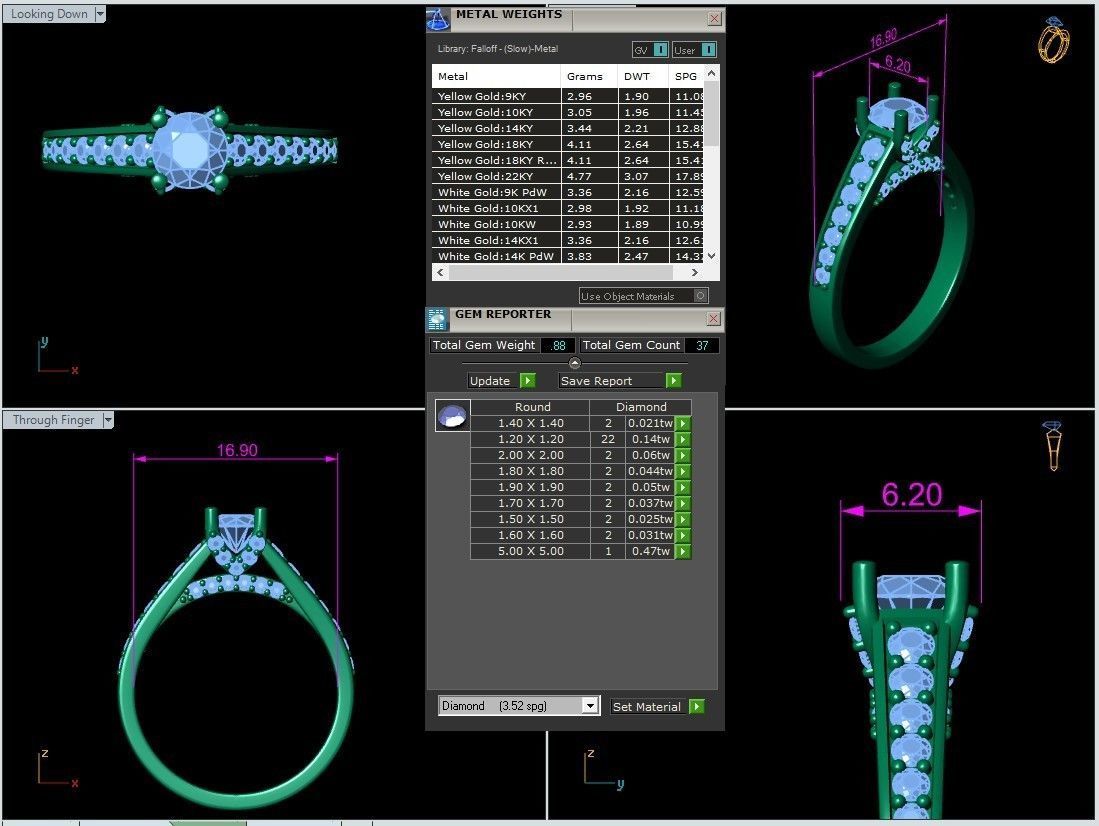 10 rings 3D print model_25