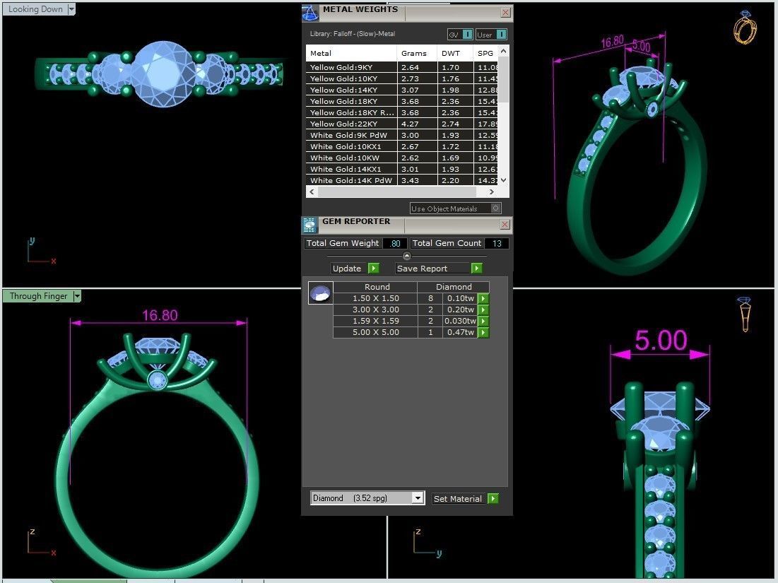 10 rings 3D print model_27