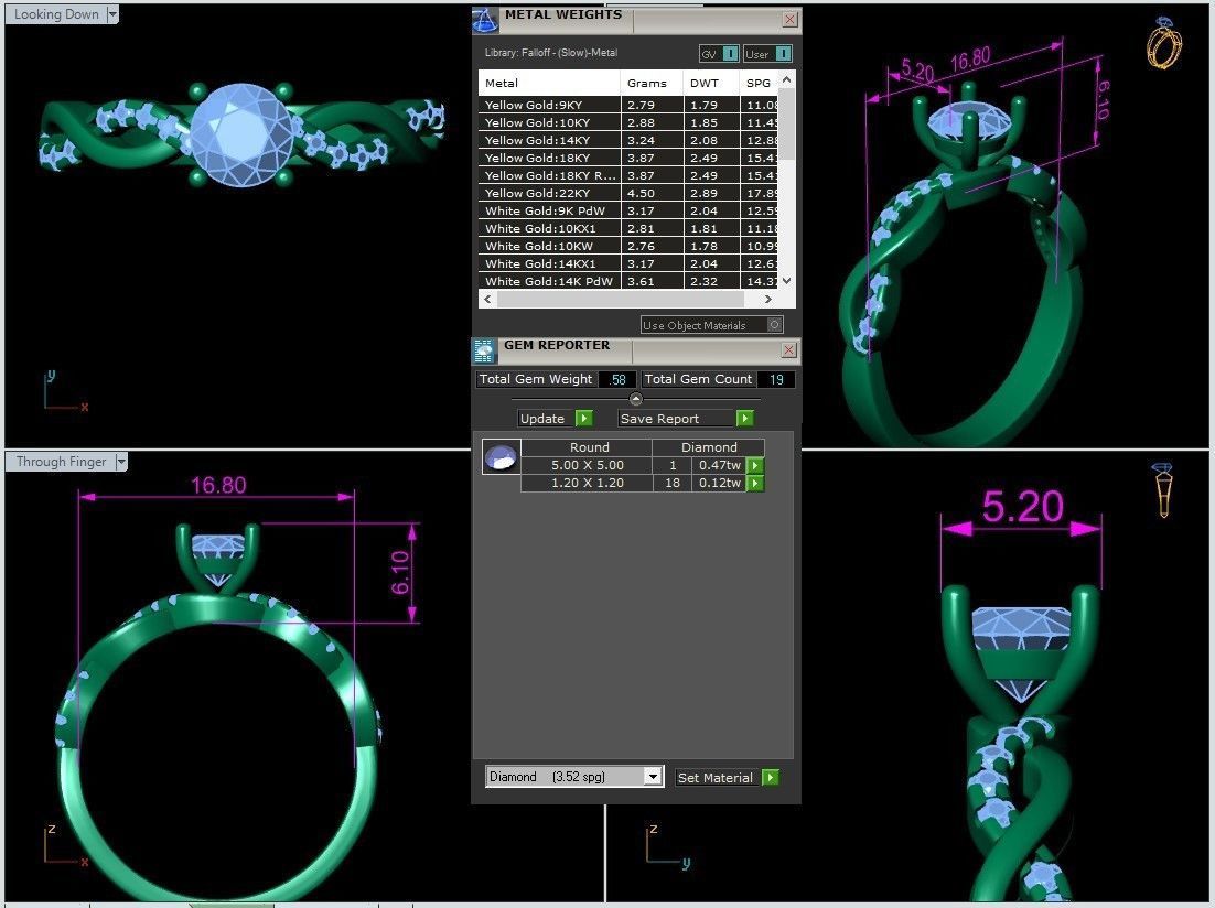 10 rings 3D print model_29