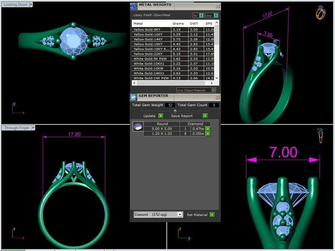 10 rings 3D print model_23