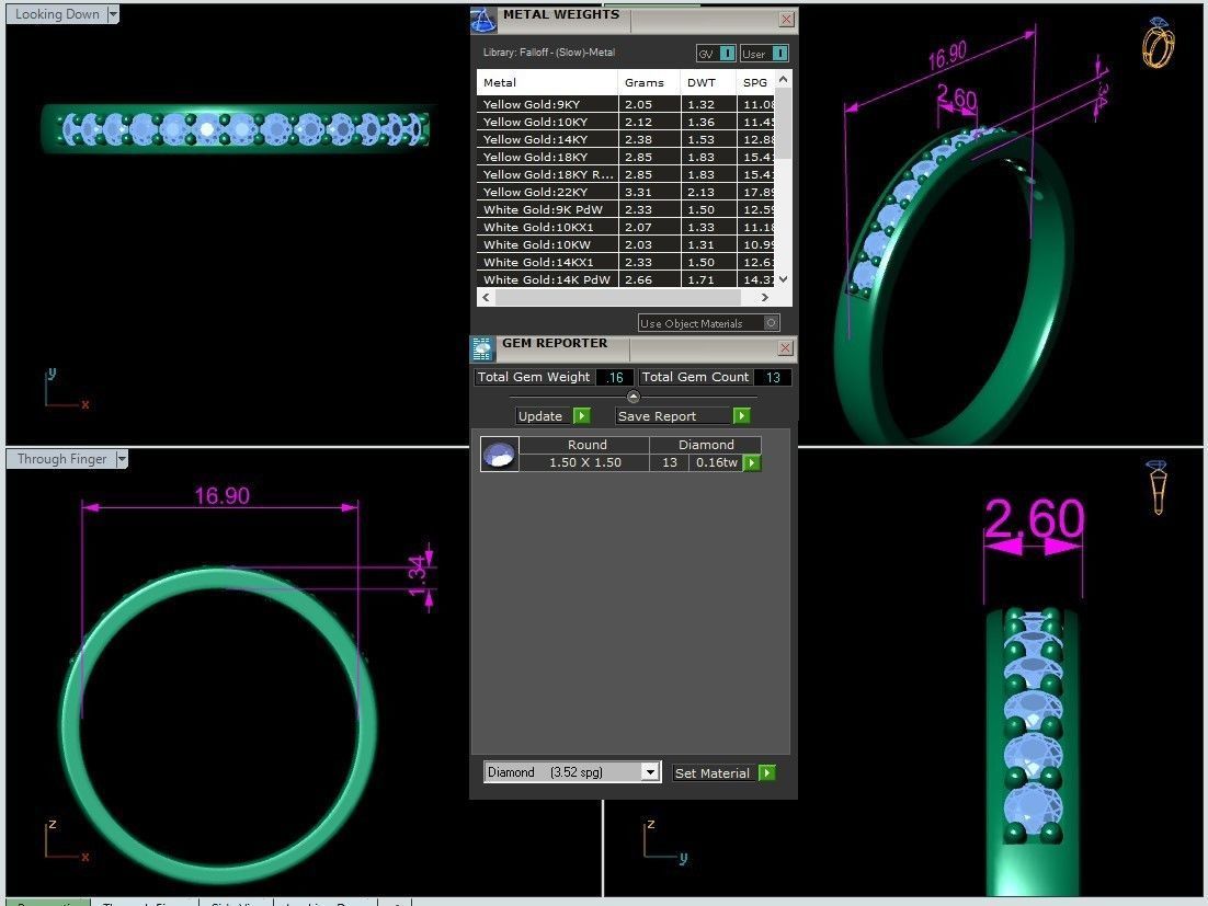10 rings 3D print model_26