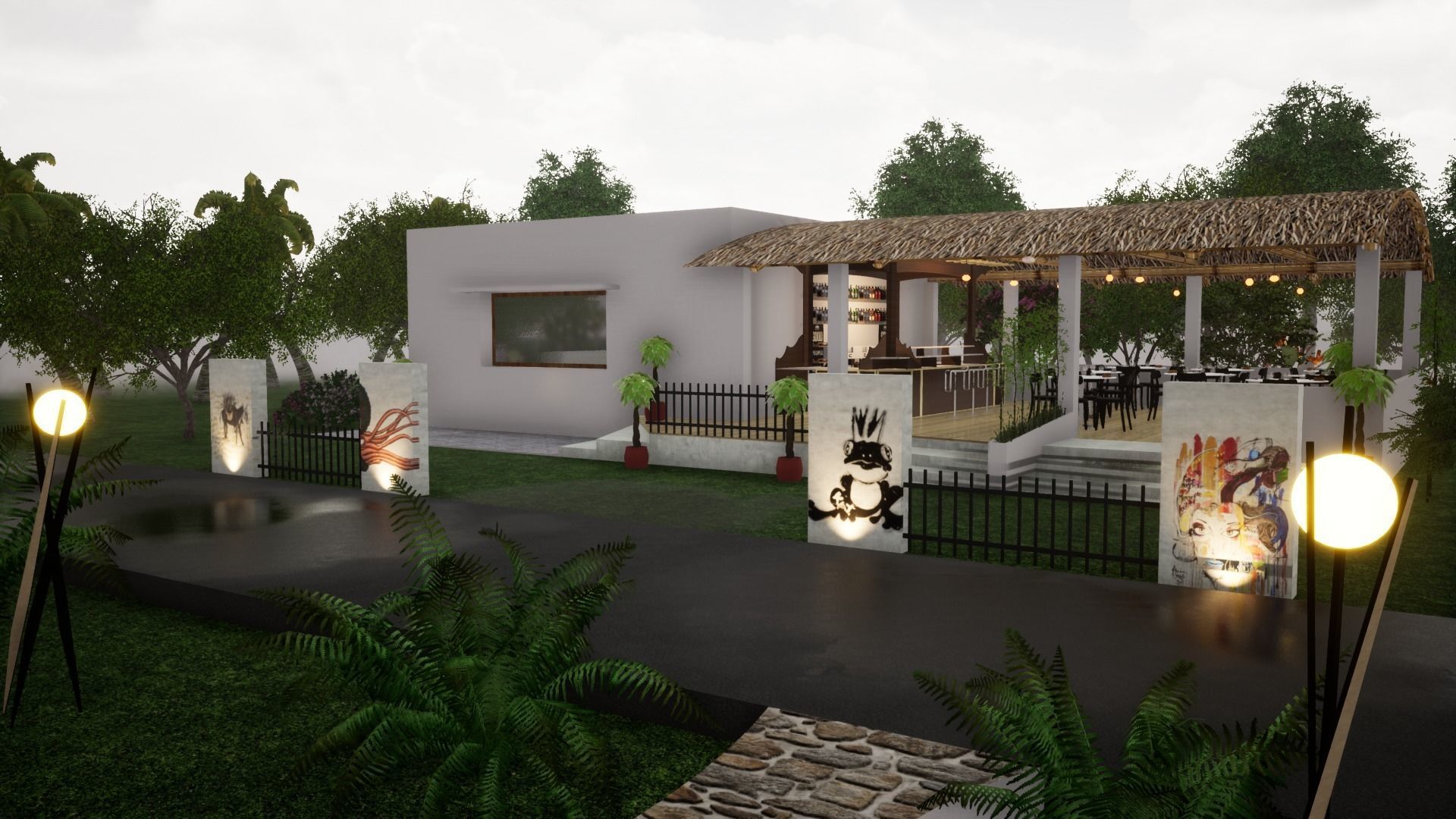 restaurant model bio mimc 3D model_5