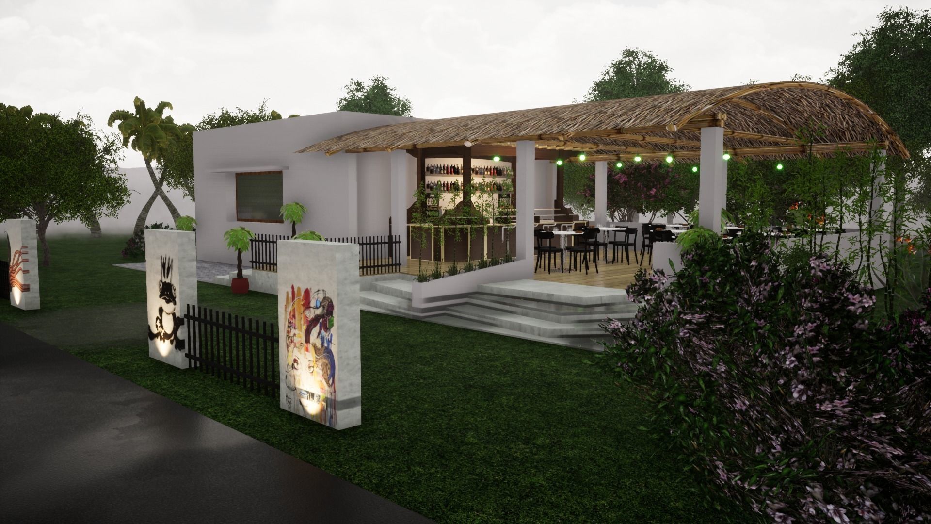 restaurant model bio mimc 3D model_2