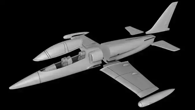 L-39 ALBATROS SCALE 1-72 PRINTABLE STL FILES