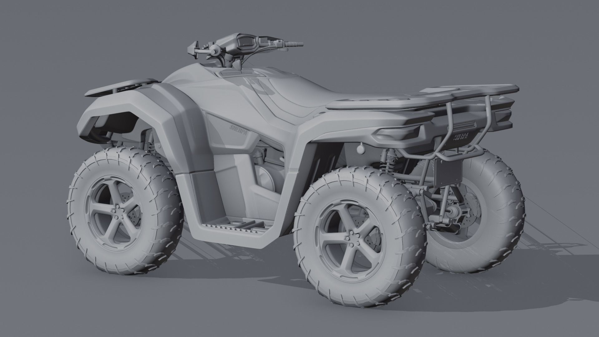 Generic Work Quad 3D model_9