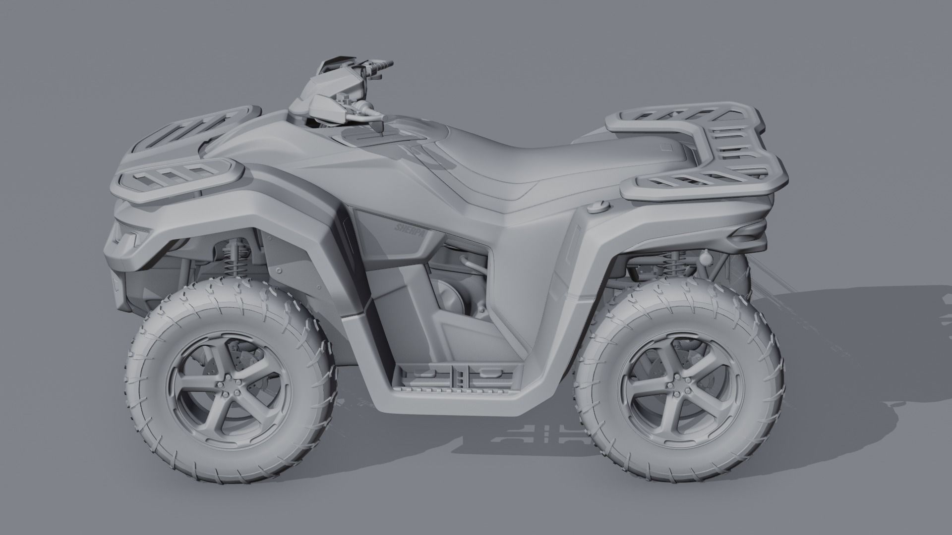 Generic Work Quad 3D model_8