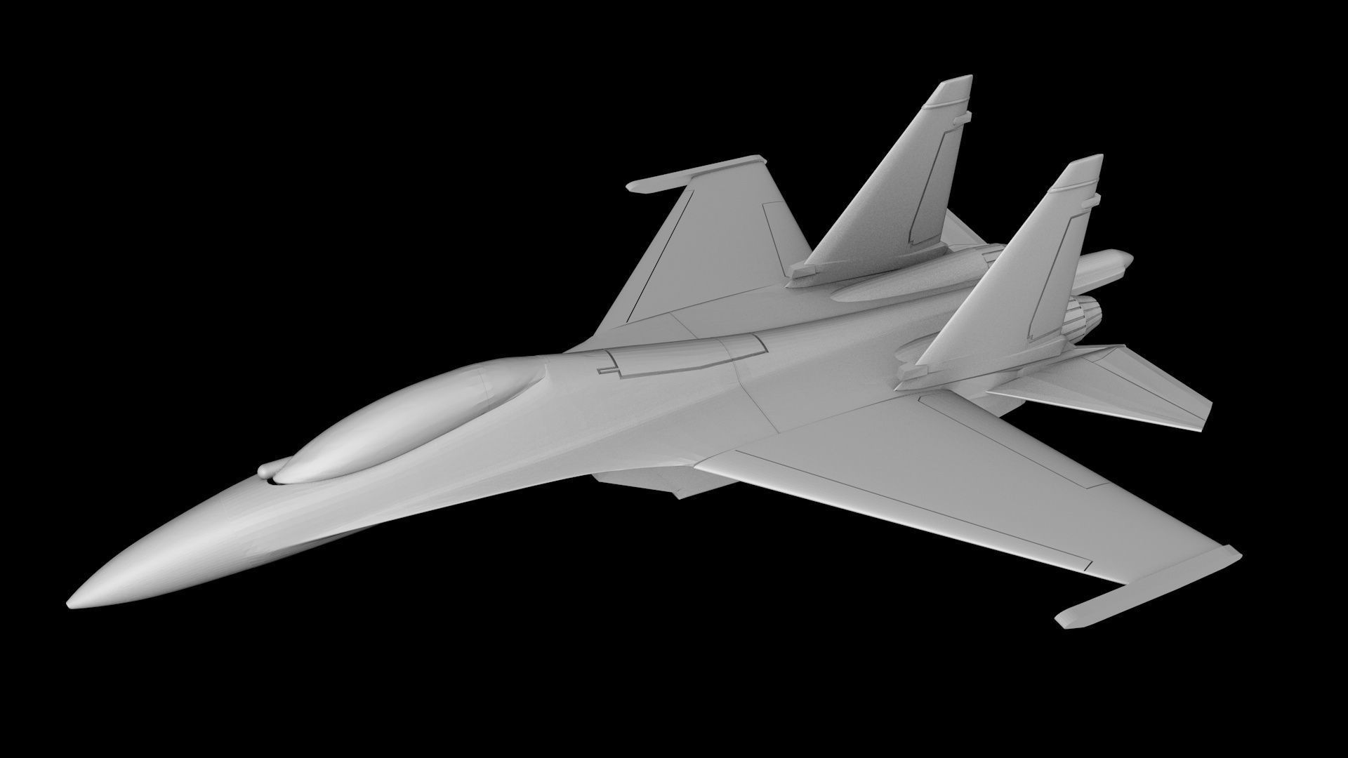 SUKHOI SU-30 MKK SCALE 1-72 PRINTABLE STL FILES 3D print model_2