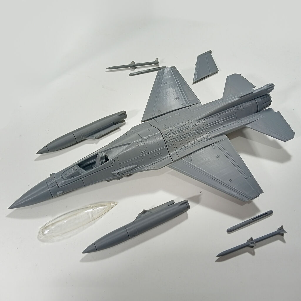 F-16 FIGHTING FALCON SCALE 1-48 FULL ARMAMENT 3D print model_14