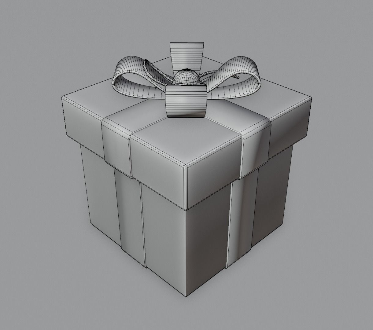 Present box 3D model for 3D print 3D print model_16