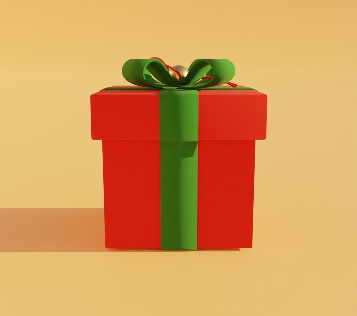 Present box 3D model for 3D print 3D print model_3