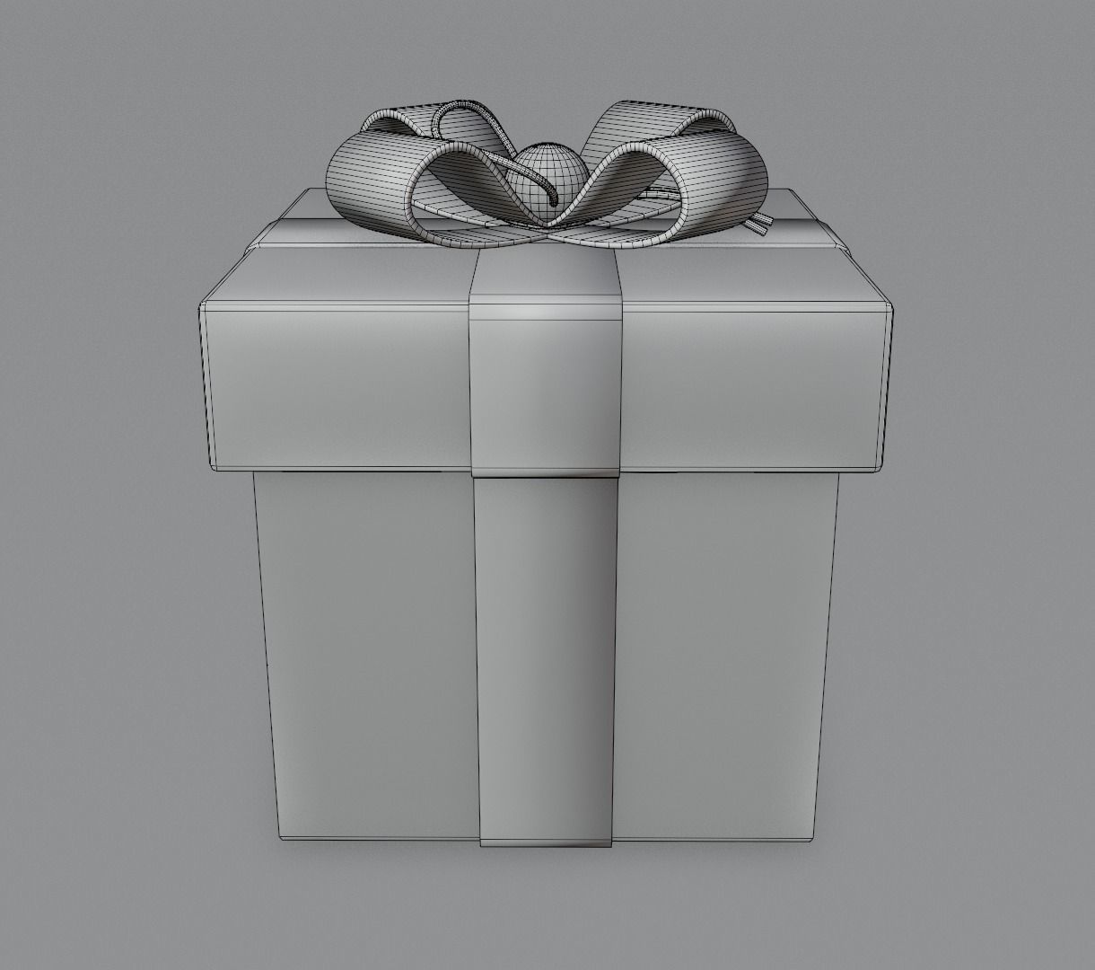 Present box 3D model for 3D print 3D print model_13
