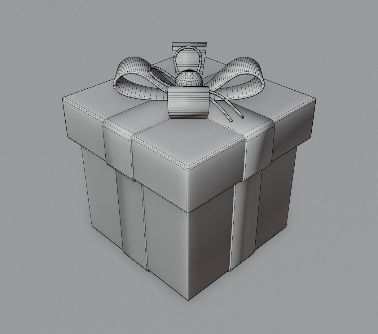 Present box 3D model for 3D print 3D print model_17