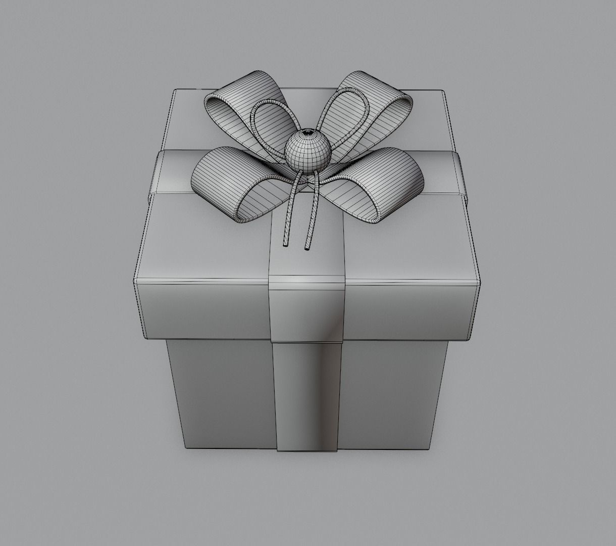 Present box 3D model for 3D print 3D print model_11