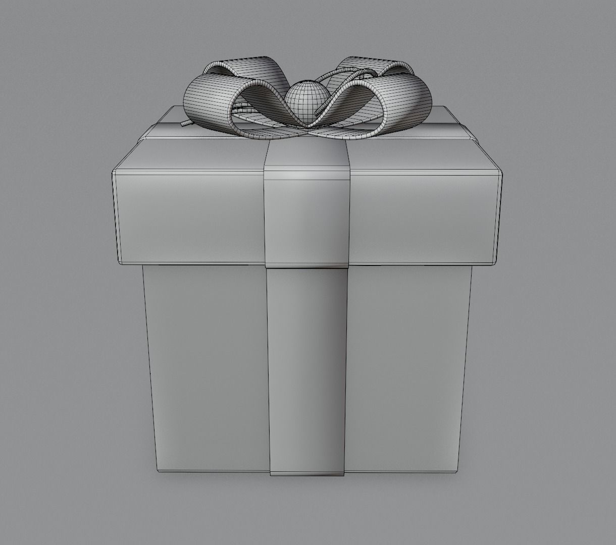Present box 3D model for 3D print 3D print model_14