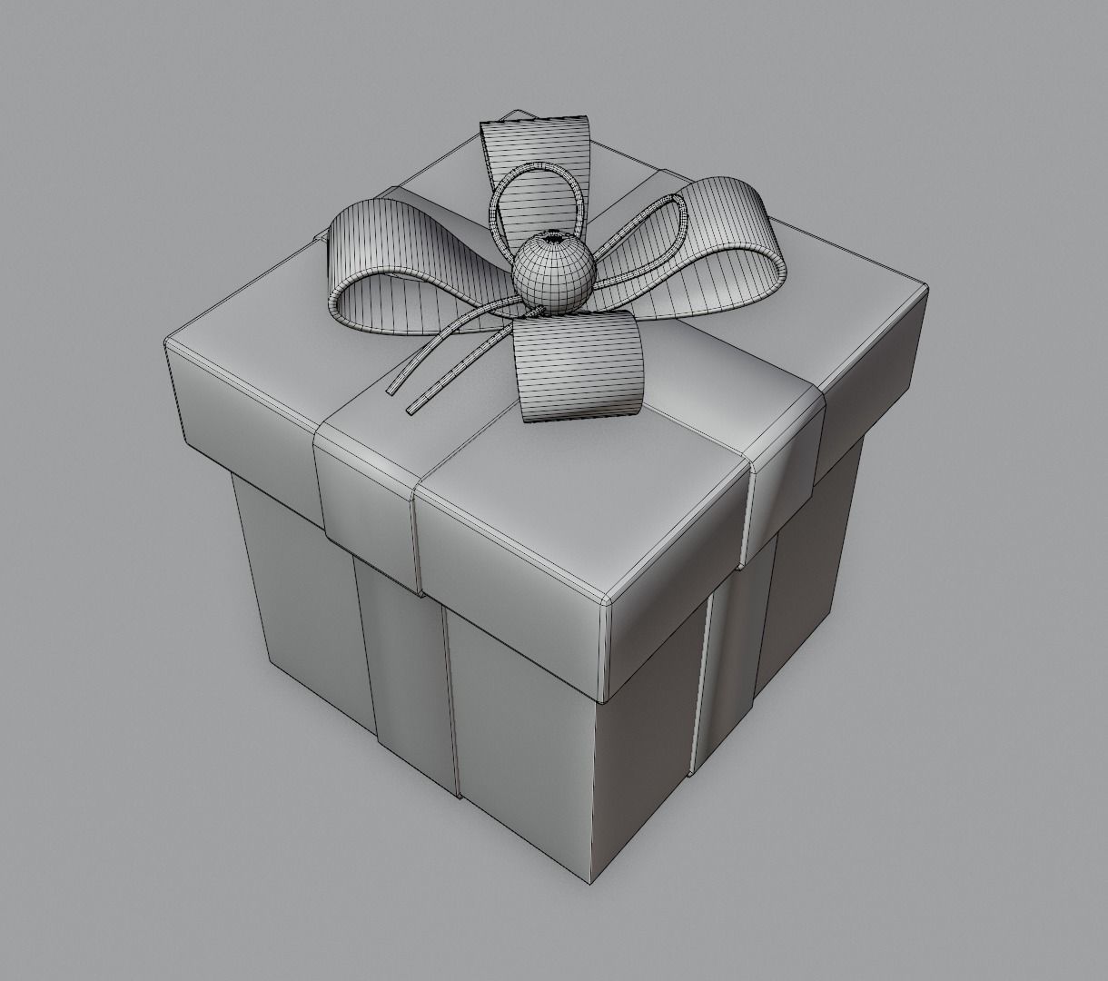 Present box 3D model for 3D print 3D print model_10