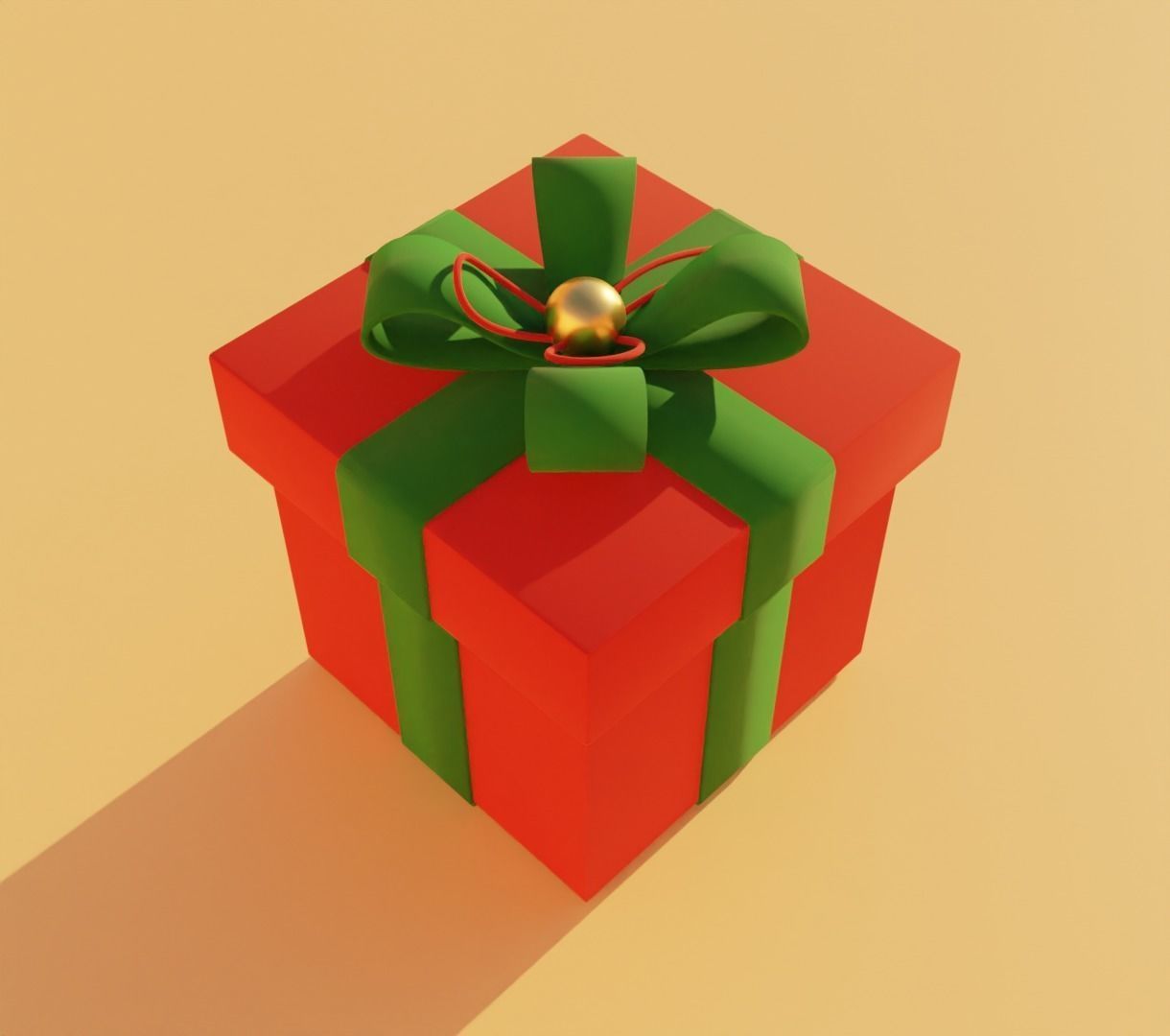 Present box 3D model for 3D print 3D print model_6