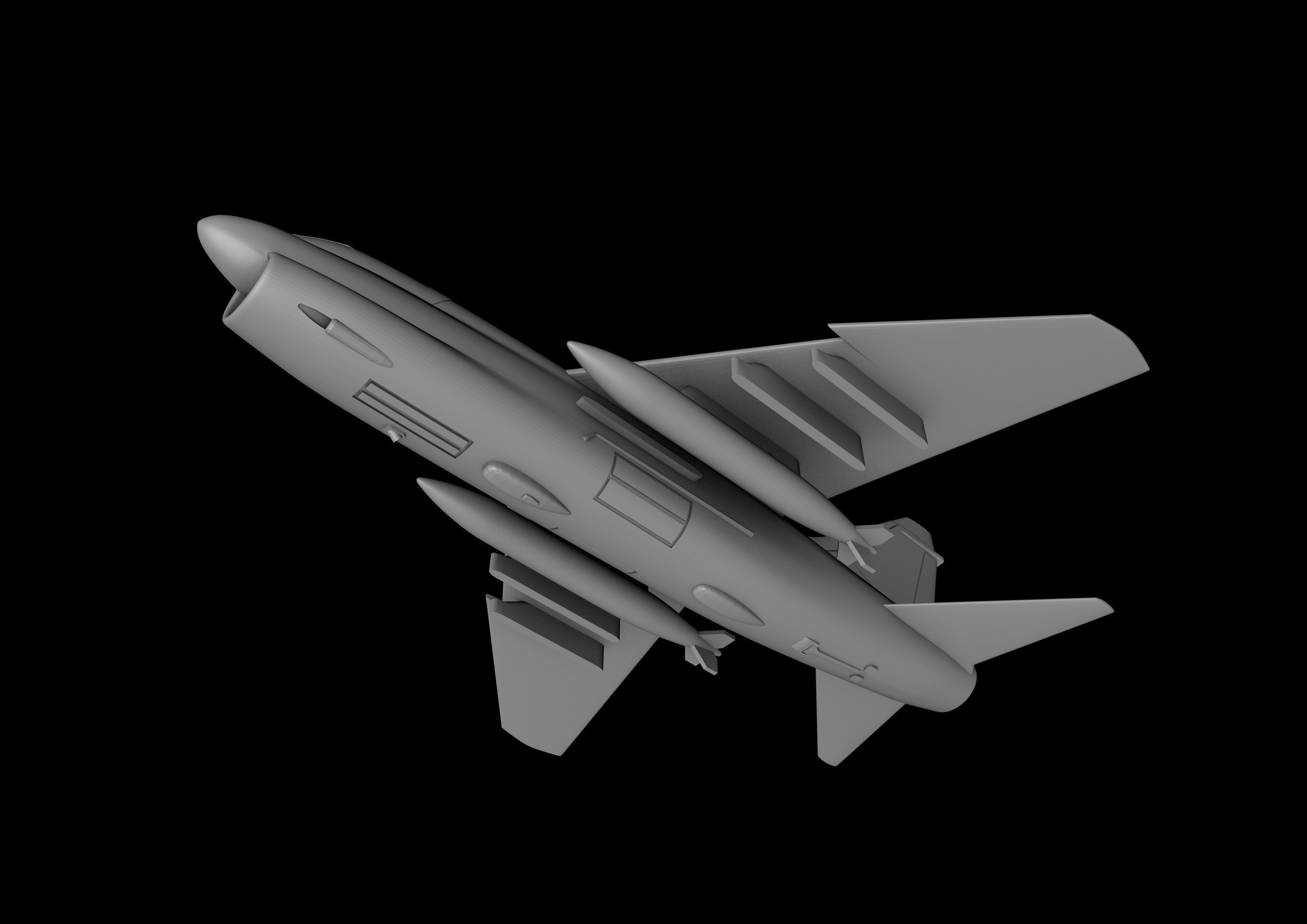 A-7 CORSAIR II SCALE 1-72 PRINTABLE STL FILES 3D print model_2