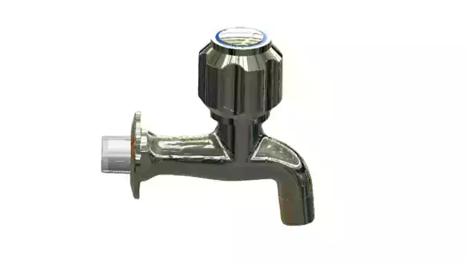 Water Tap Concel bib cock 3D model