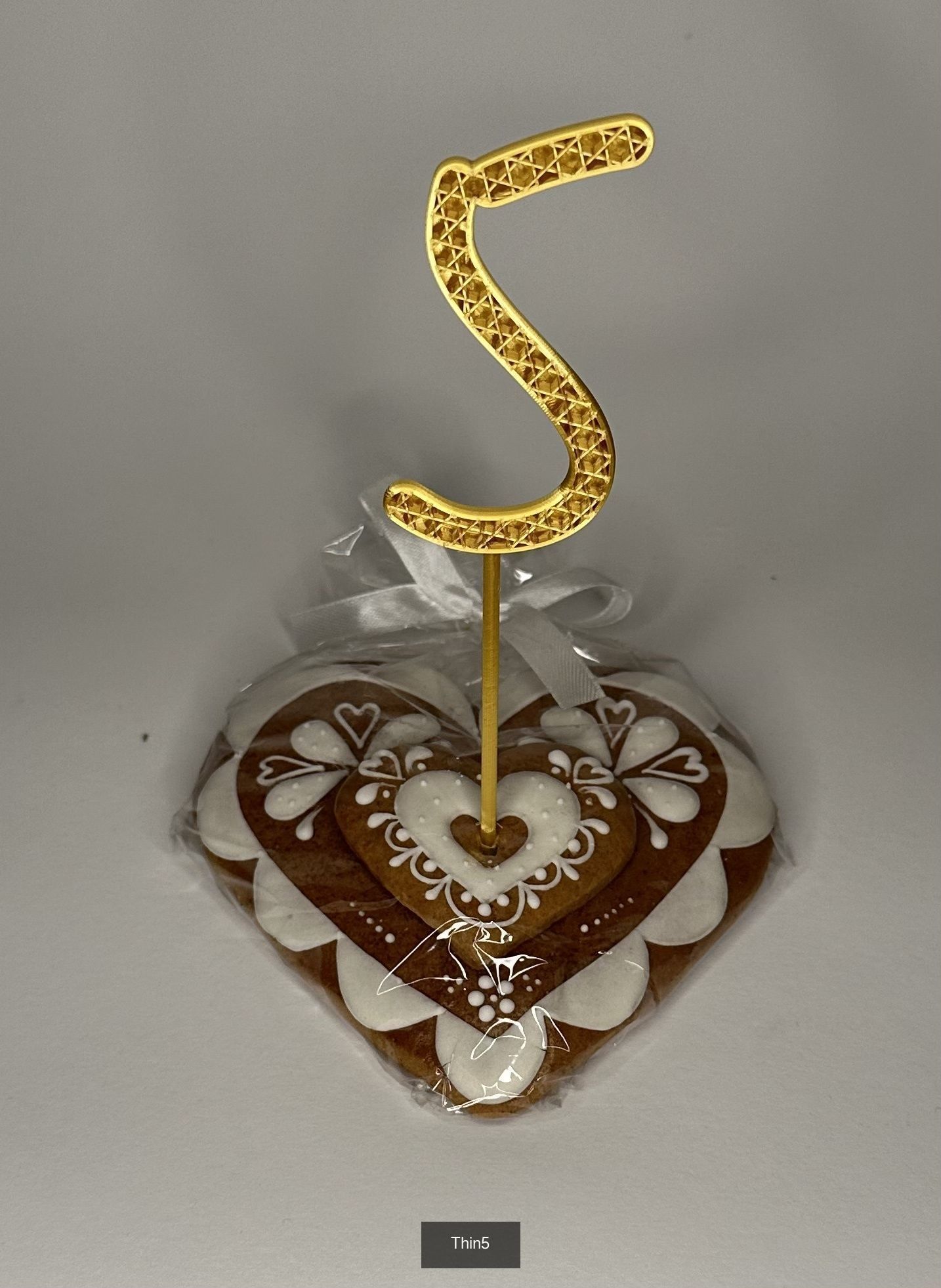 Cake toppers Thin numbers 3D Model Collection_6