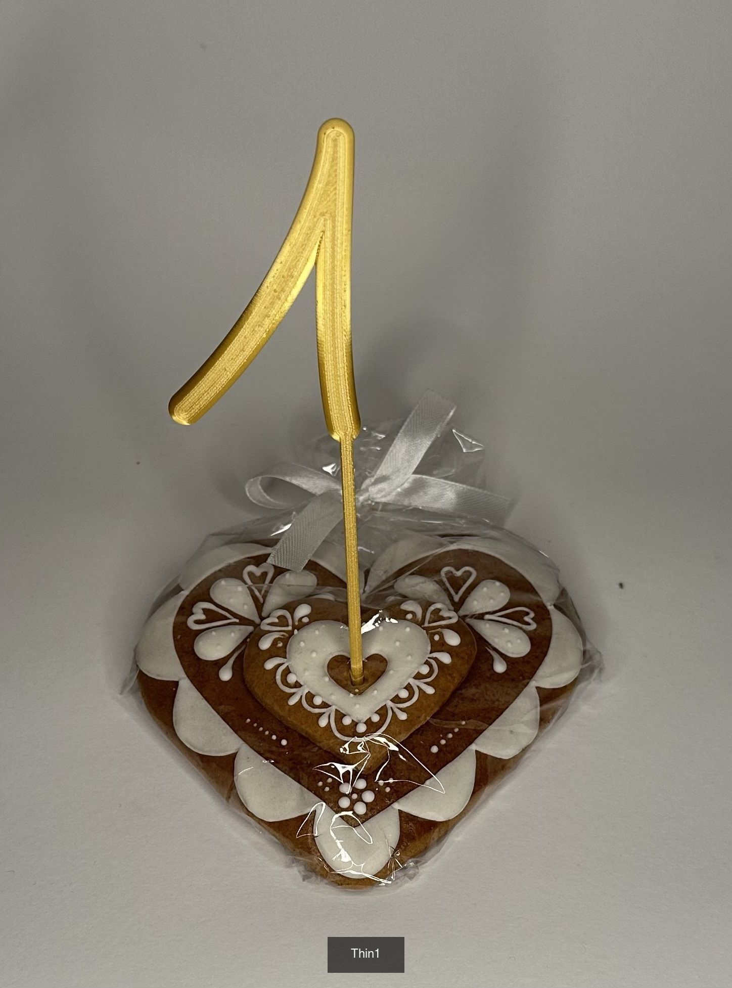 Cake toppers Thin numbers 3D Model Collection_2