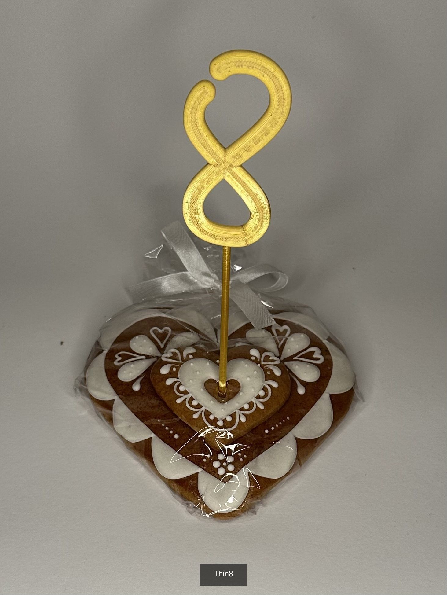 Cake toppers Thin numbers 3D Model Collection_9