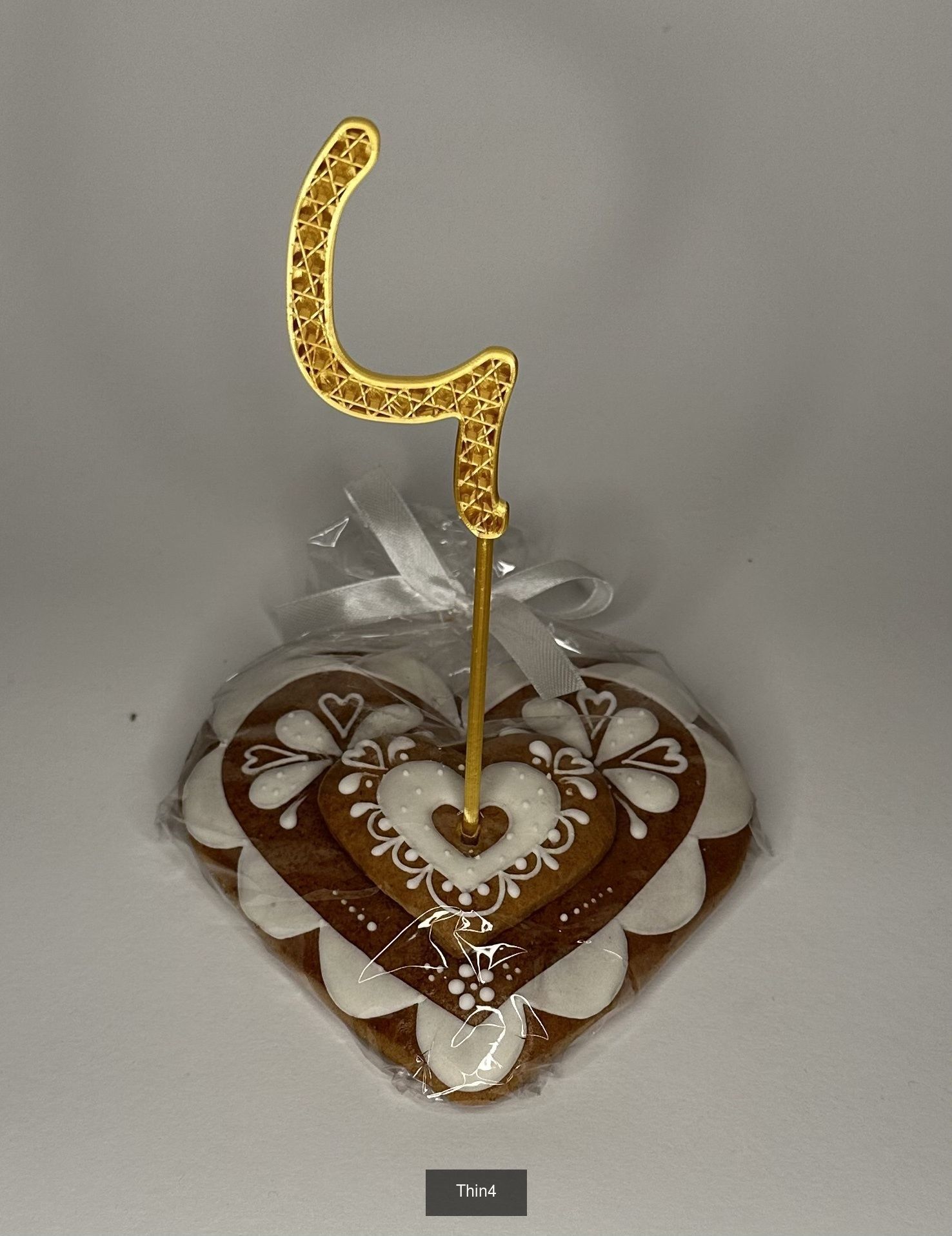 Cake toppers Thin numbers 3D Model Collection_5