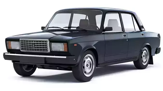 VAZ Lada 2107 1982 3D model