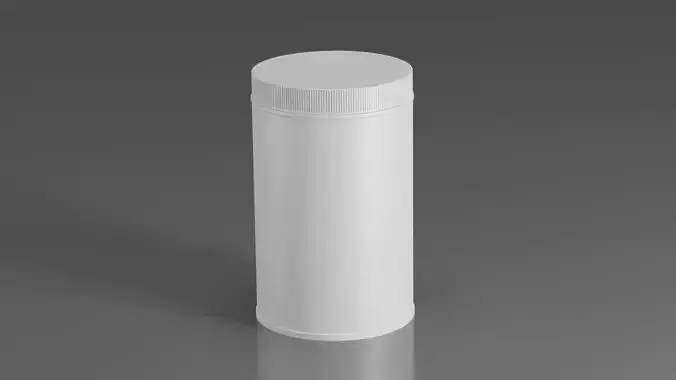 Plastic Jar 3d model