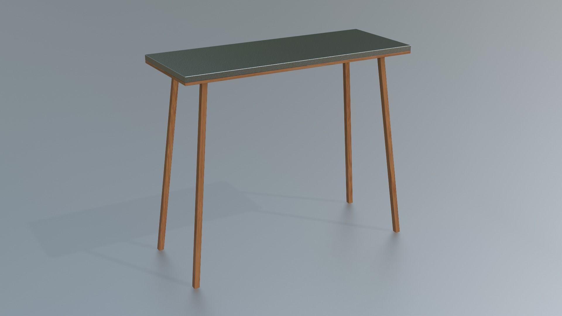 Furniture Console Tables Minimalist Low-poly 3D model_5