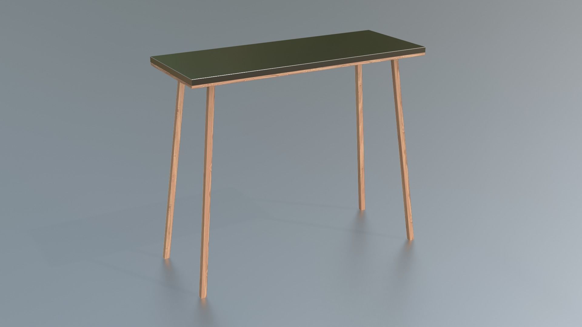 Furniture Console Tables Minimalist Low-poly 3D model_20