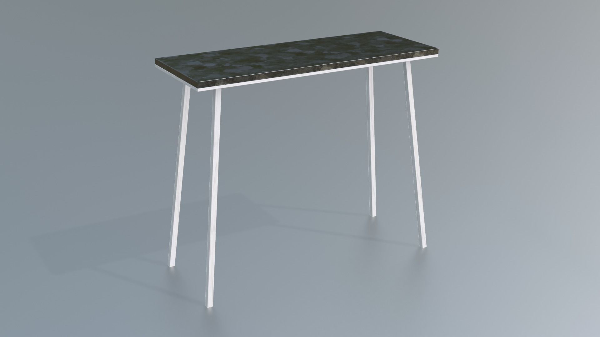 Furniture Console Tables Minimalist Low-poly 3D model_1