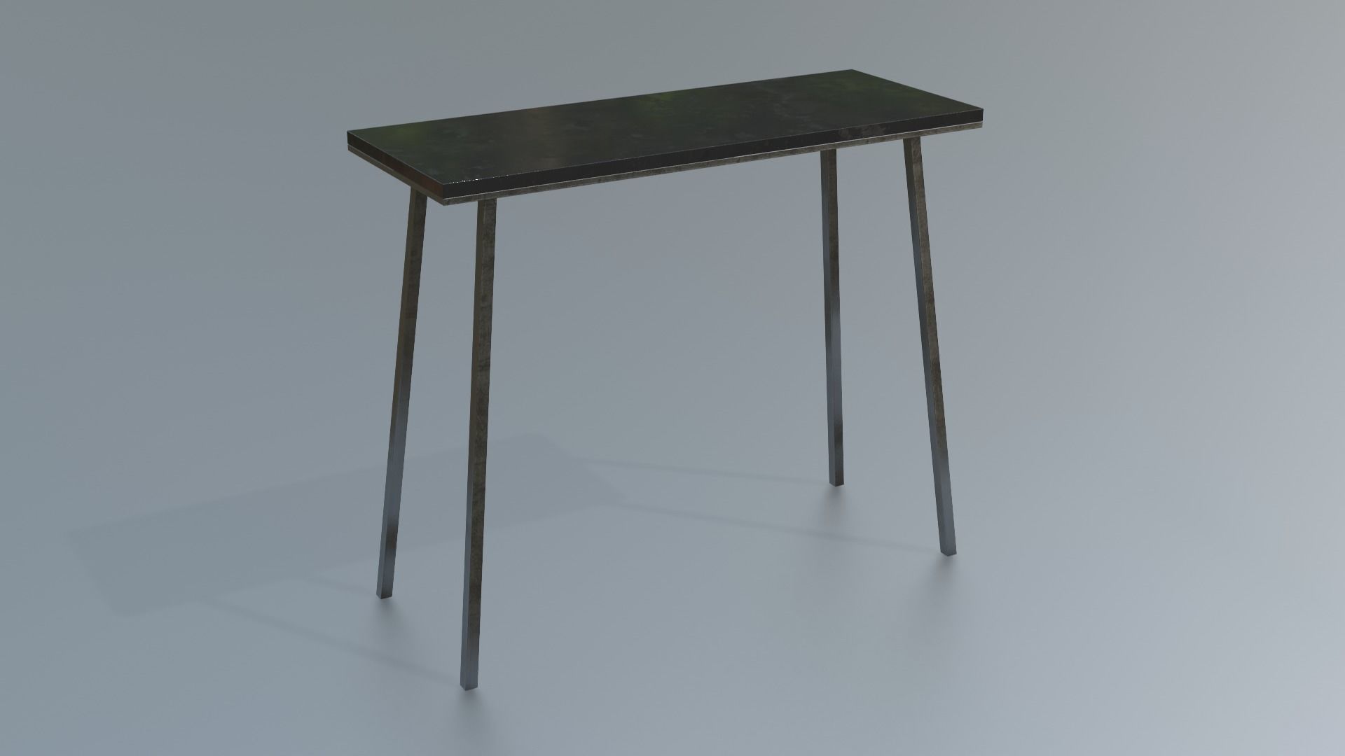 Furniture Console Tables Minimalist Low-poly 3D model_6