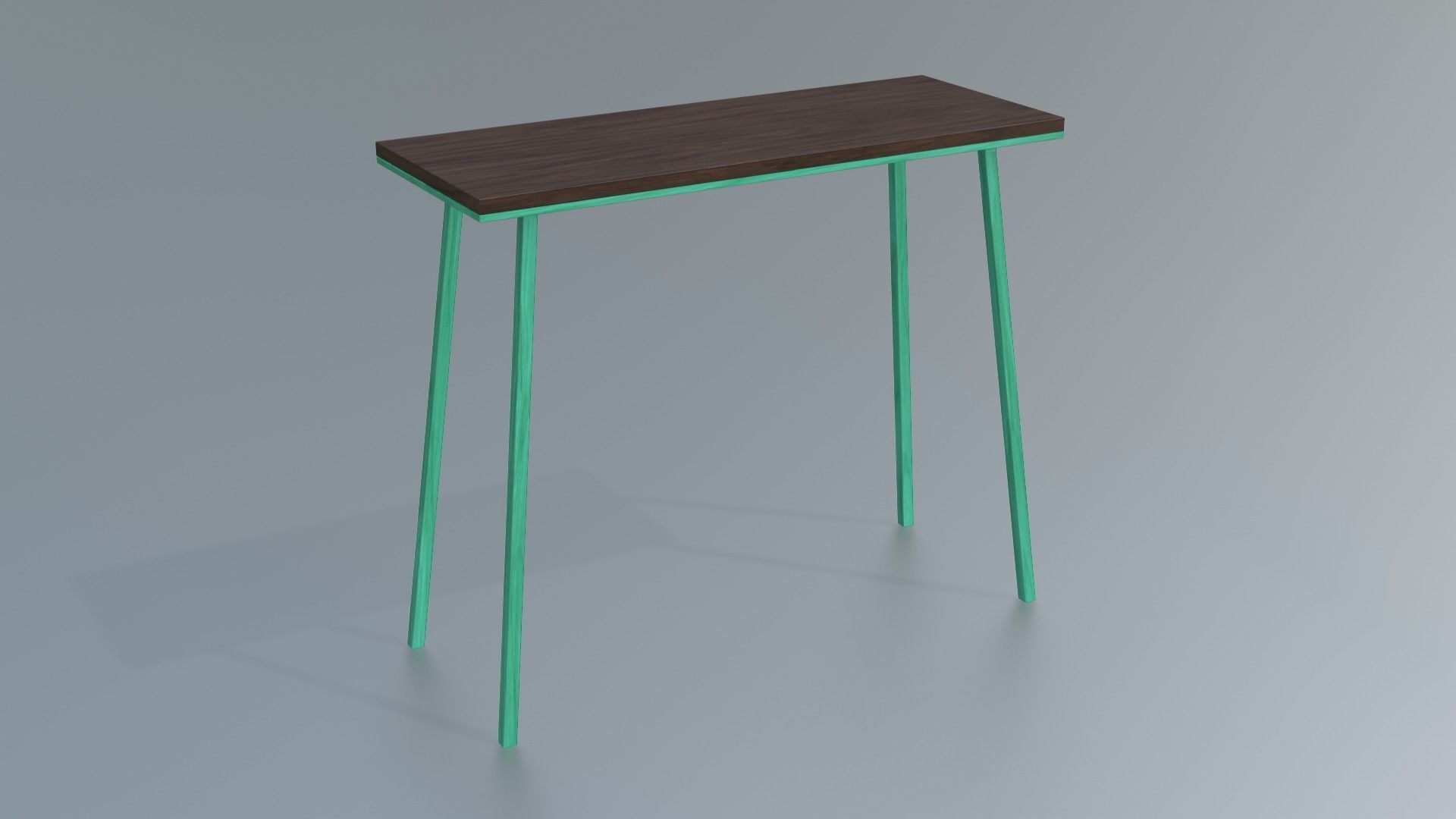 Furniture Console Tables Minimalist Low-poly 3D model_8
