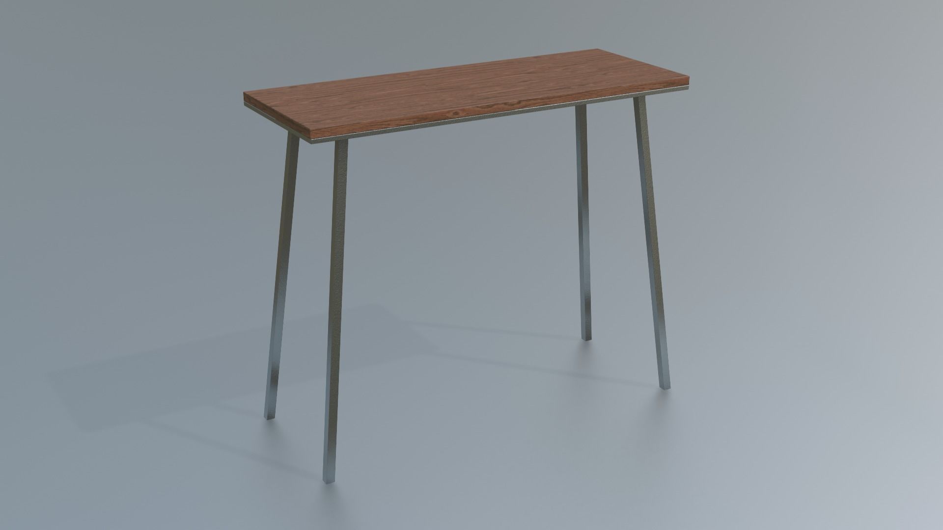 Furniture Console Tables Minimalist Low-poly 3D model_4