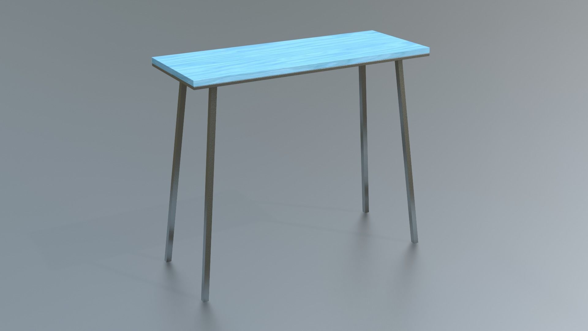 Furniture Console Tables Minimalist Low-poly 3D model_18