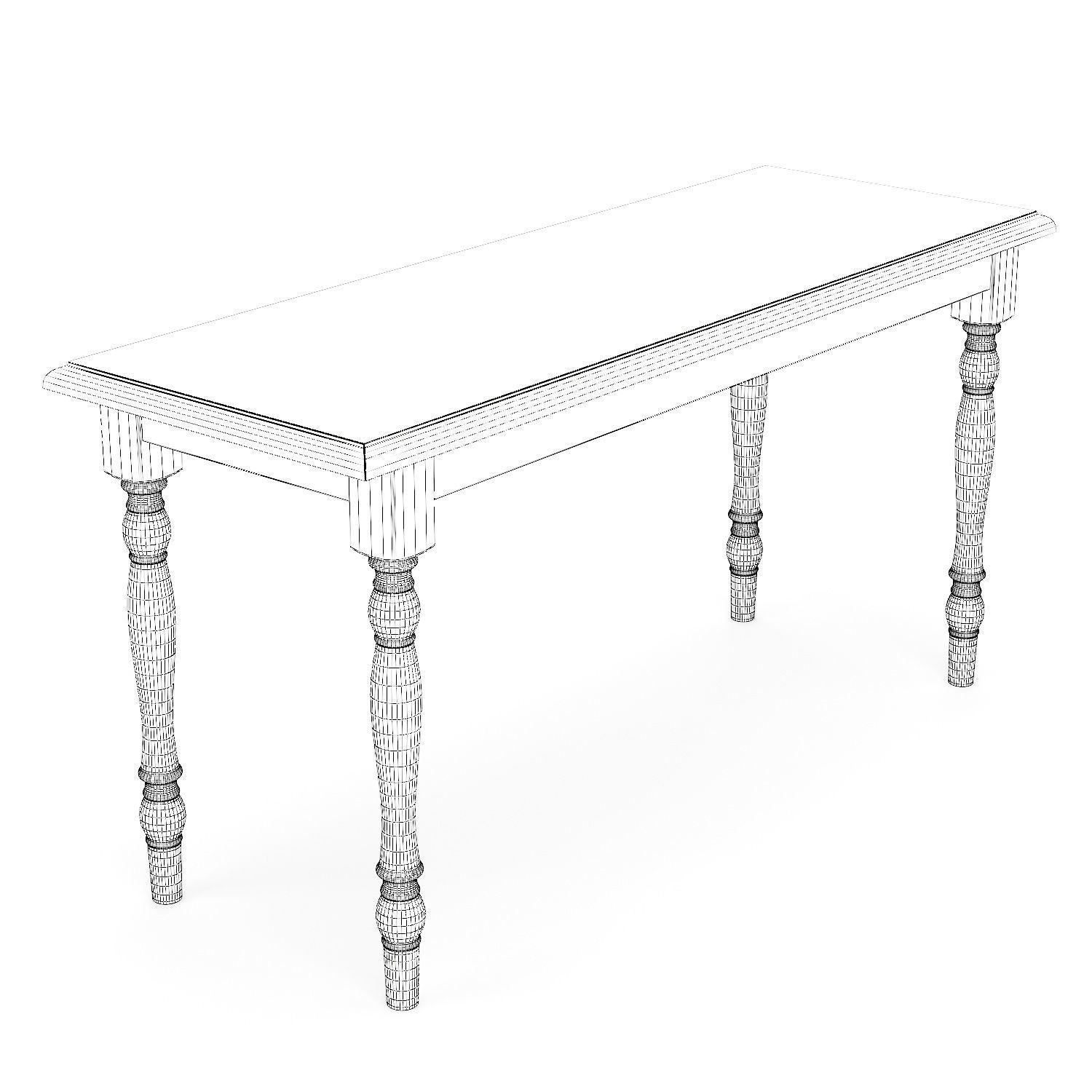 Bar Table and Stool Sets 09 3D model_5