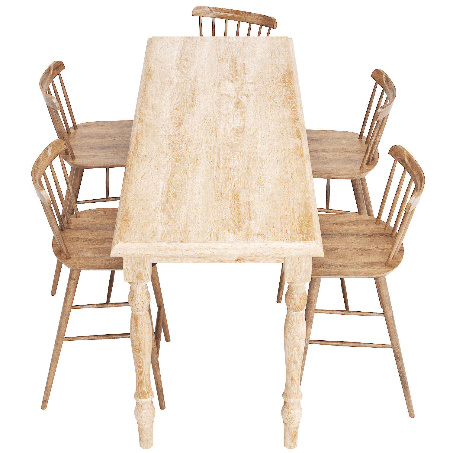 Bar Table and Stool Sets 09 3D model_1