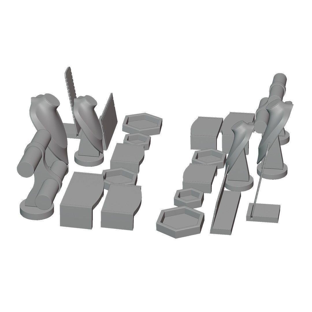 Jewelry Stand Vol 1 3D print model 3D print model_4