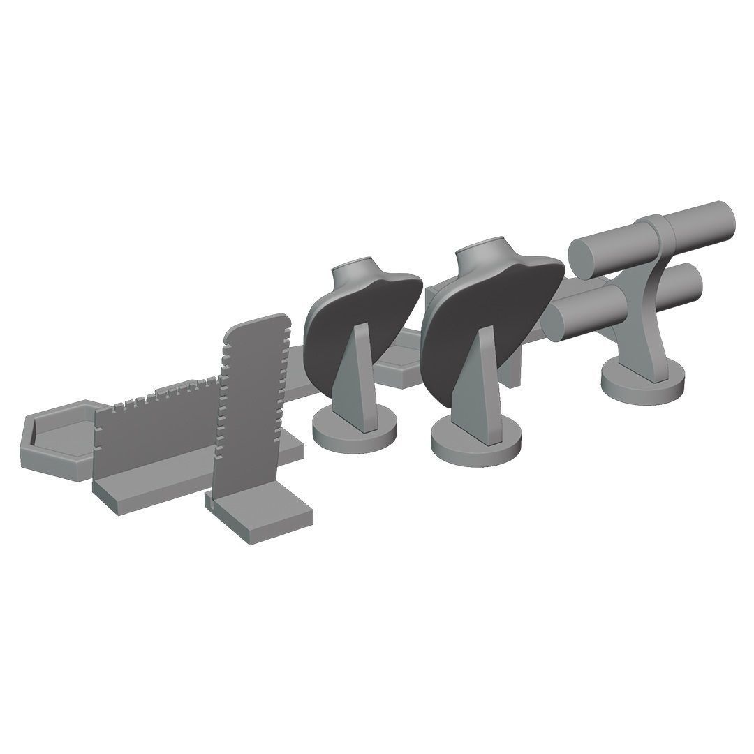 Jewelry Stand Vol 1 3D print model 3D print model_7