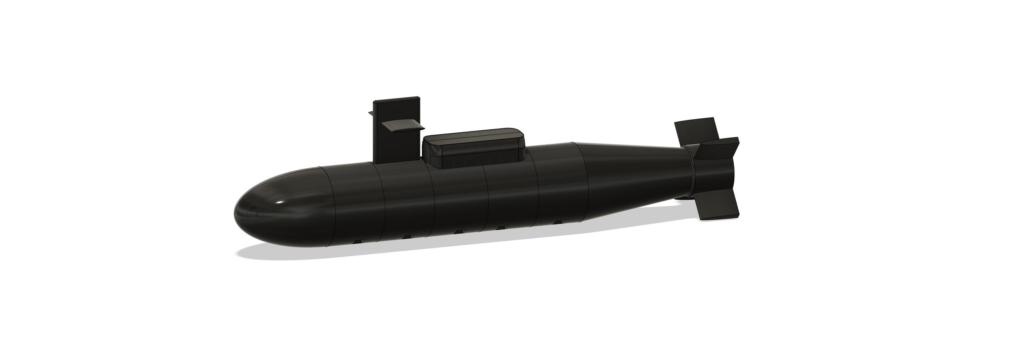 Ballistic Missile Submarine AA Battery Holder 3D model_6