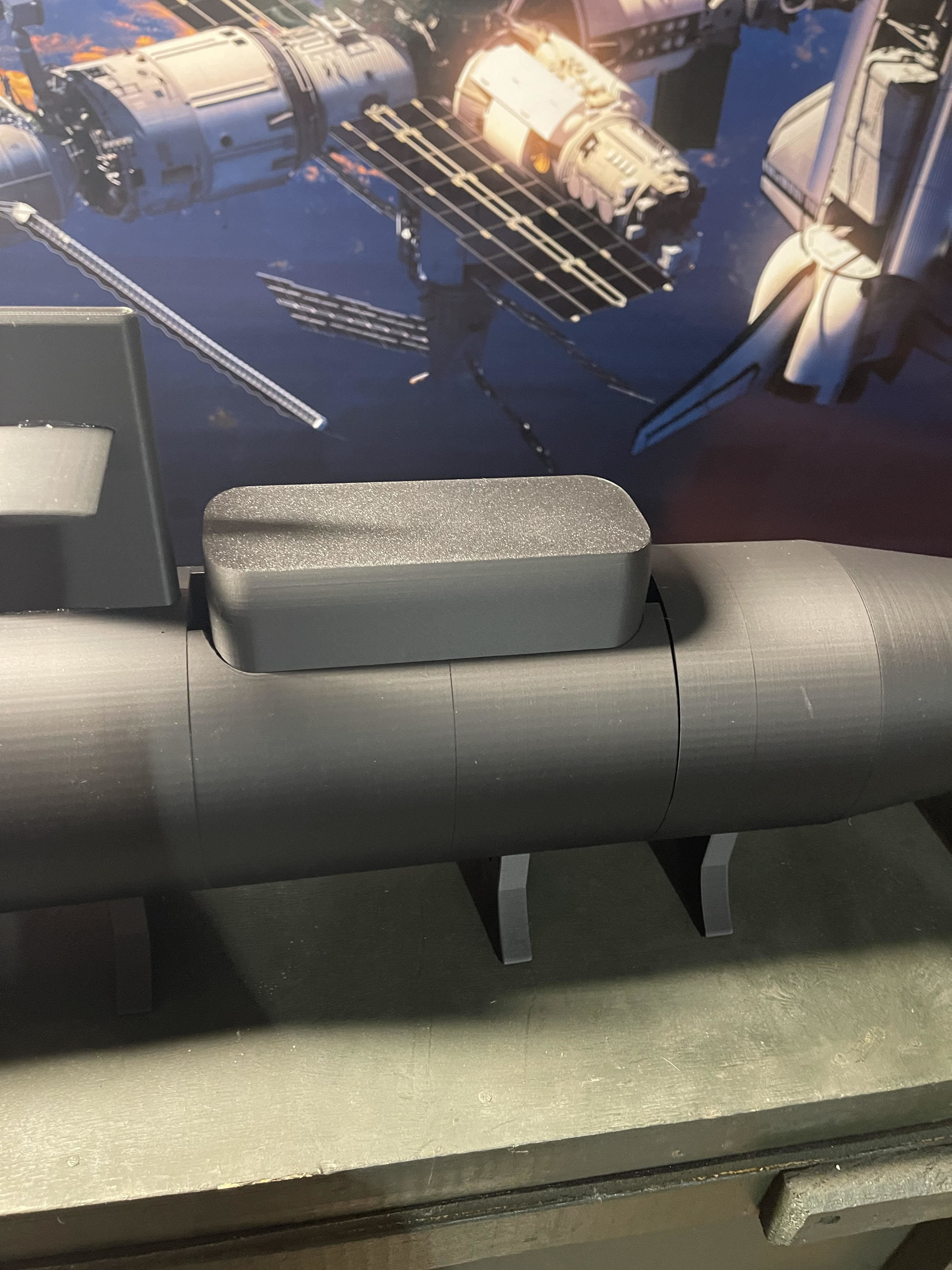 Ballistic Missile Submarine AA Battery Holder 3D model_2