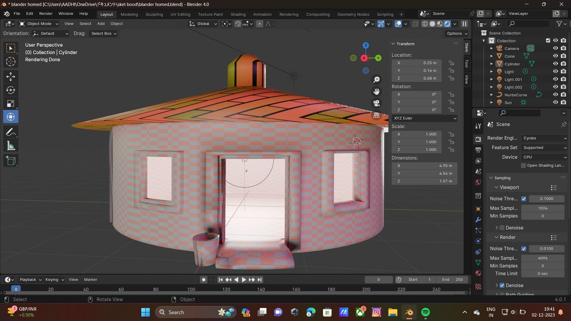 building  Low-poly 3D model_7