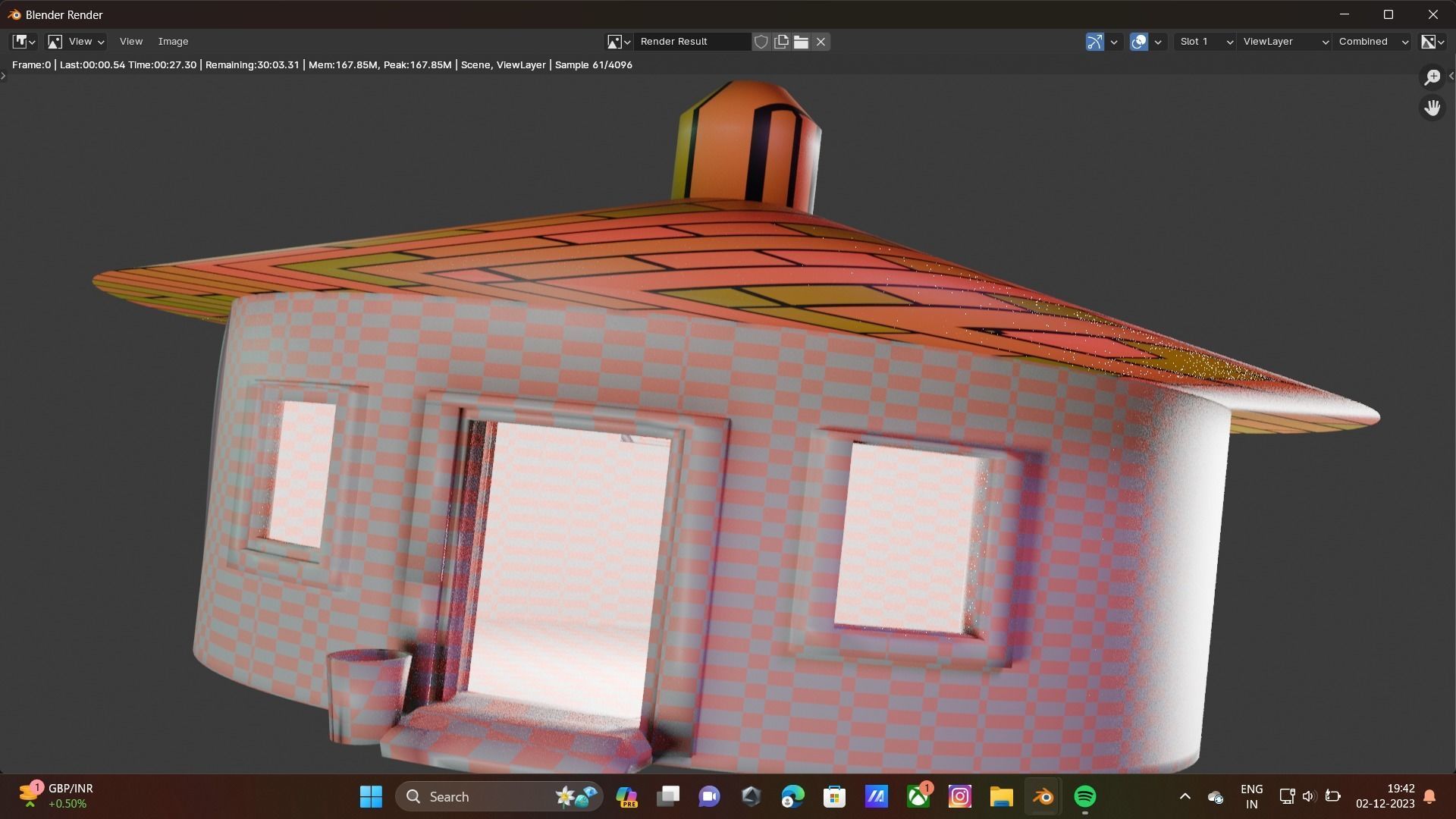  building  Low-poly 3D model_8