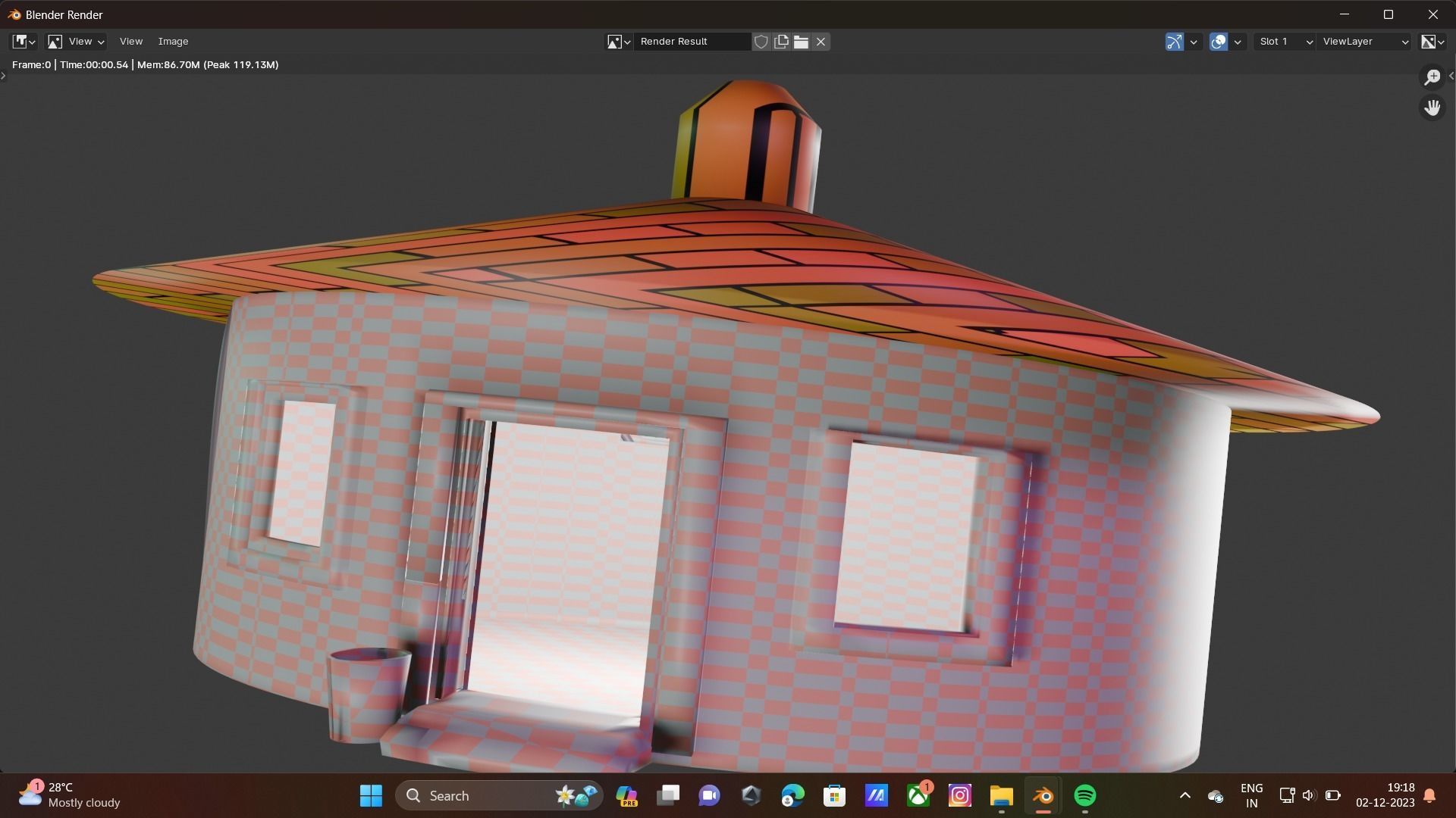  building  Low-poly 3D model_4